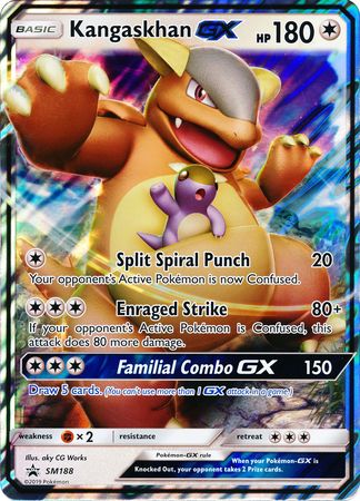 Pokemon | Kangaskhan GX (SM188) (Jumbo Card) [Sun & Moon: Black Star Promos] | The Nerd Merchant