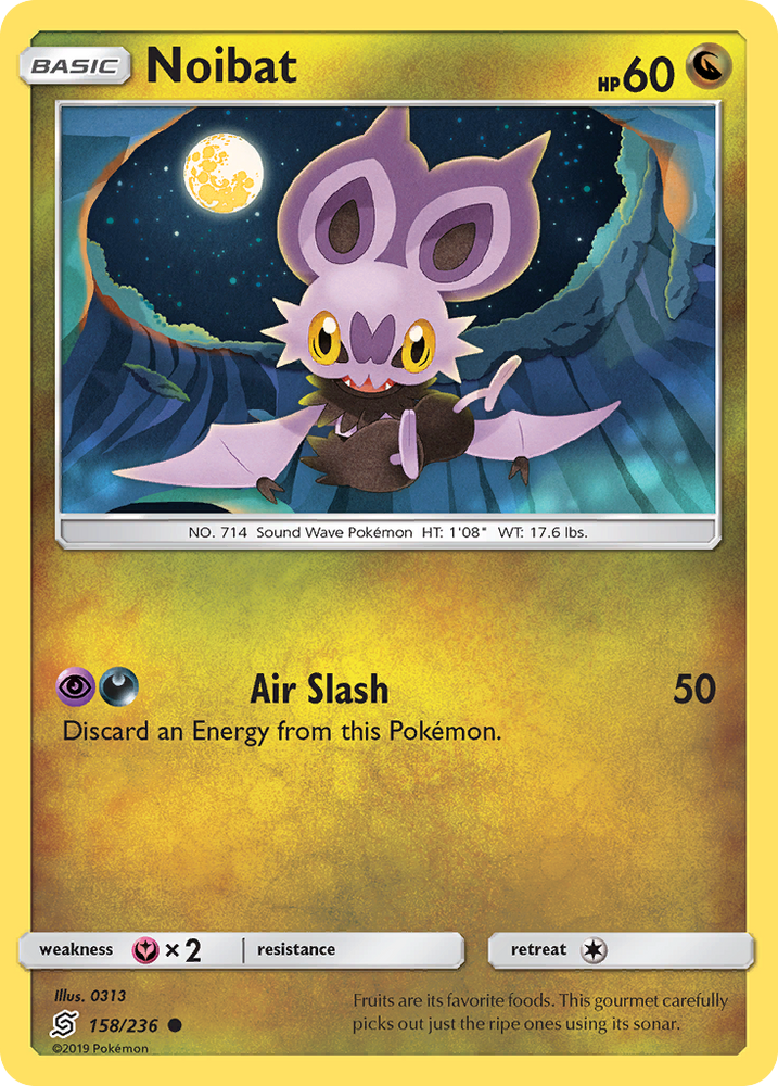 Pokemon | Noibat (158/236) [Sun & Moon: Unified Minds] | The Nerd Merchant