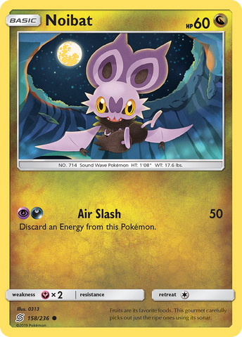 Pokemon | Noibat (158/236) [Sun & Moon: Unified Minds] | The Nerd Merchant
