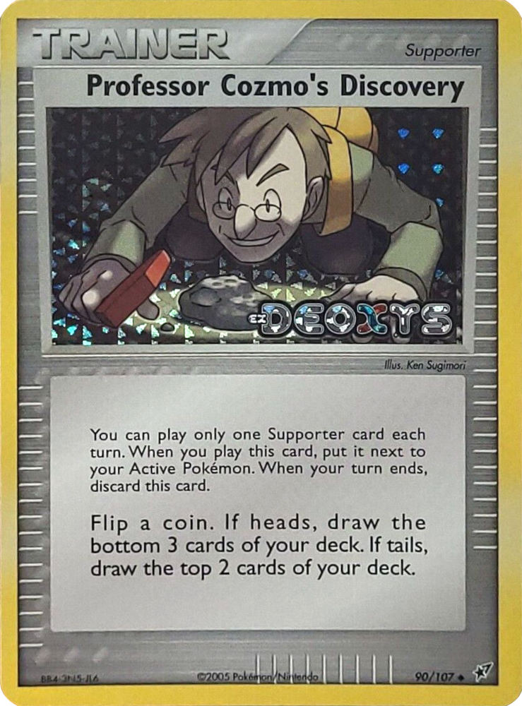 Pokemon | Professor Cozmo's Discovery (90/107) (Stamped) [EX: Deoxys] | The Nerd Merchant