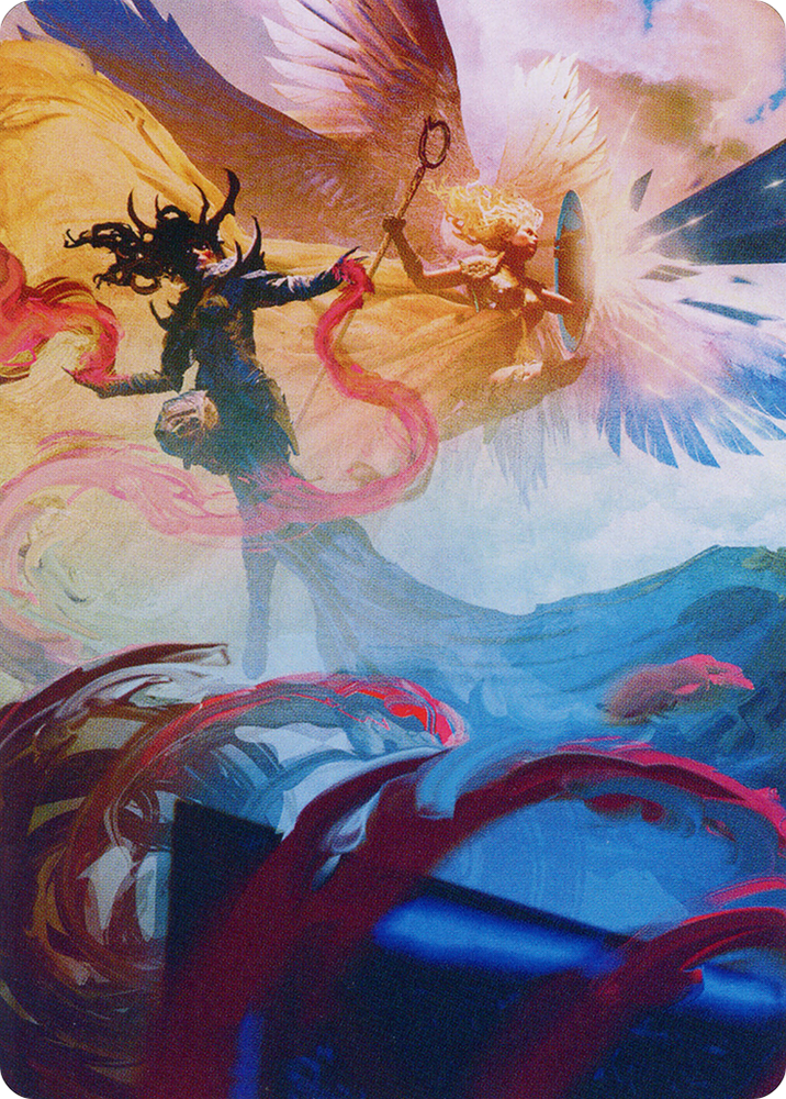 Magic | Drana and Linvala Art Card [March of the Machine Art Series] | The Nerd Merchant