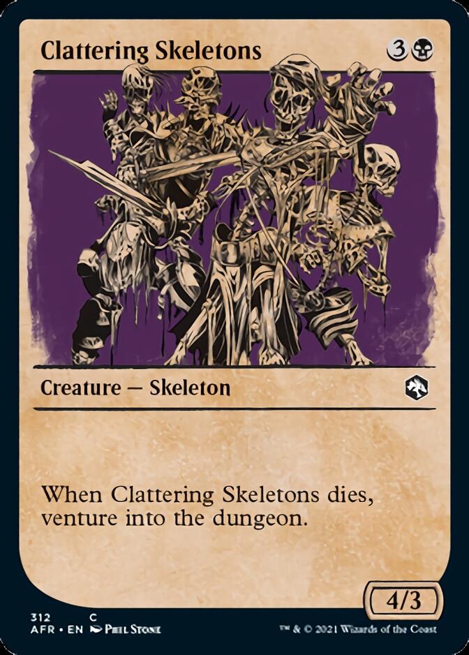 Magic | Clattering Skeletons (Showcase) [Dungeons & Dragons: Adventures in the Forgotten Realms] | The Nerd Merchant