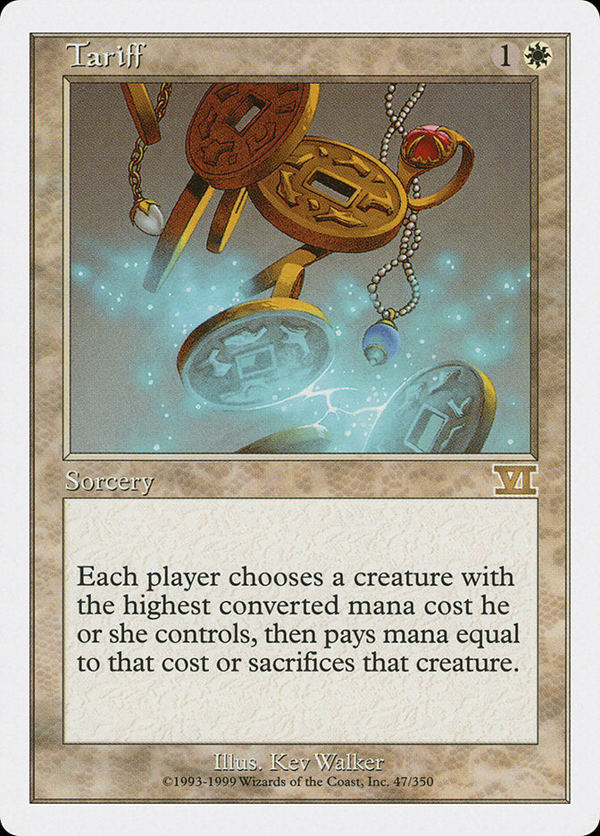 Magic | Tariff [Classic Sixth Edition] | The Nerd Merchant