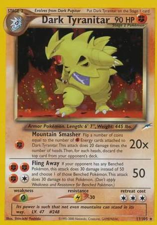 Pokemon | Dark Tyranitar (11/105) [Neo Destiny Unlimited] | The Nerd Merchant