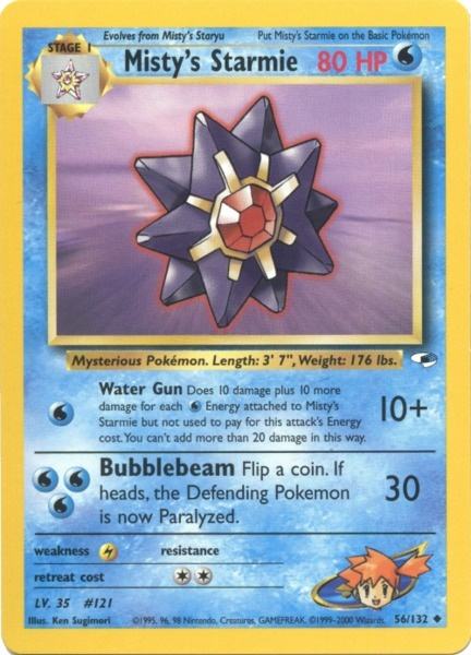 Pokemon | Misty's Starmie (56/132) [Gym Heroes Unlimited] | The Nerd Merchant