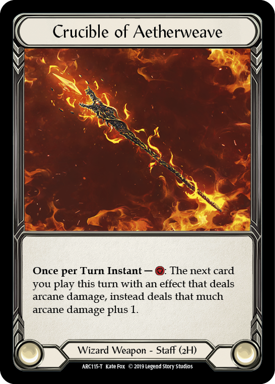 Flesh and Blood TCG | Crucible of Aetherweave // Kano [ARC115-T // ARC114-T] (Arcane Rising)  1st Edition Normal | The Nerd Merchant