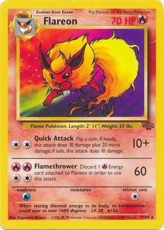 Pokemon | Flareon (19/64) [Jungle Unlimited] | The Nerd Merchant