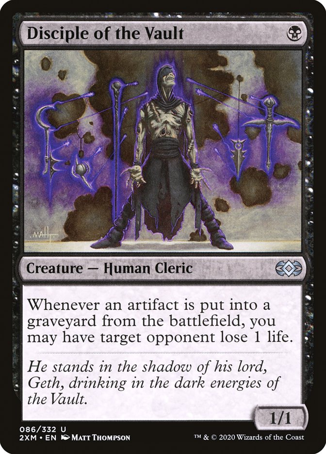 Magic | Disciple of the Vault [Double Masters] | The Nerd Merchant