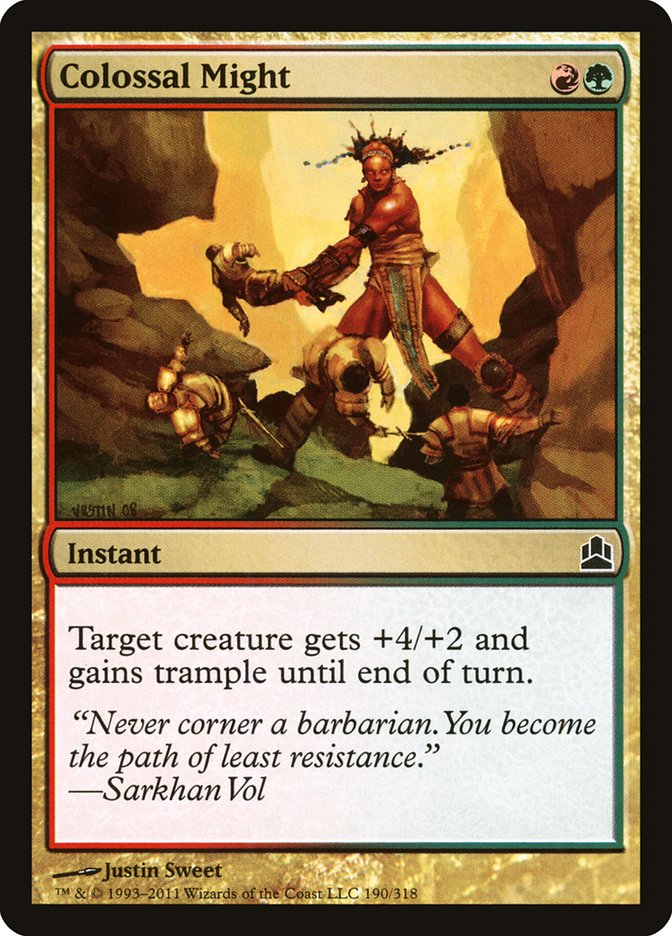 Magic | Colossal Might [Commander 2011] | The Nerd Merchant