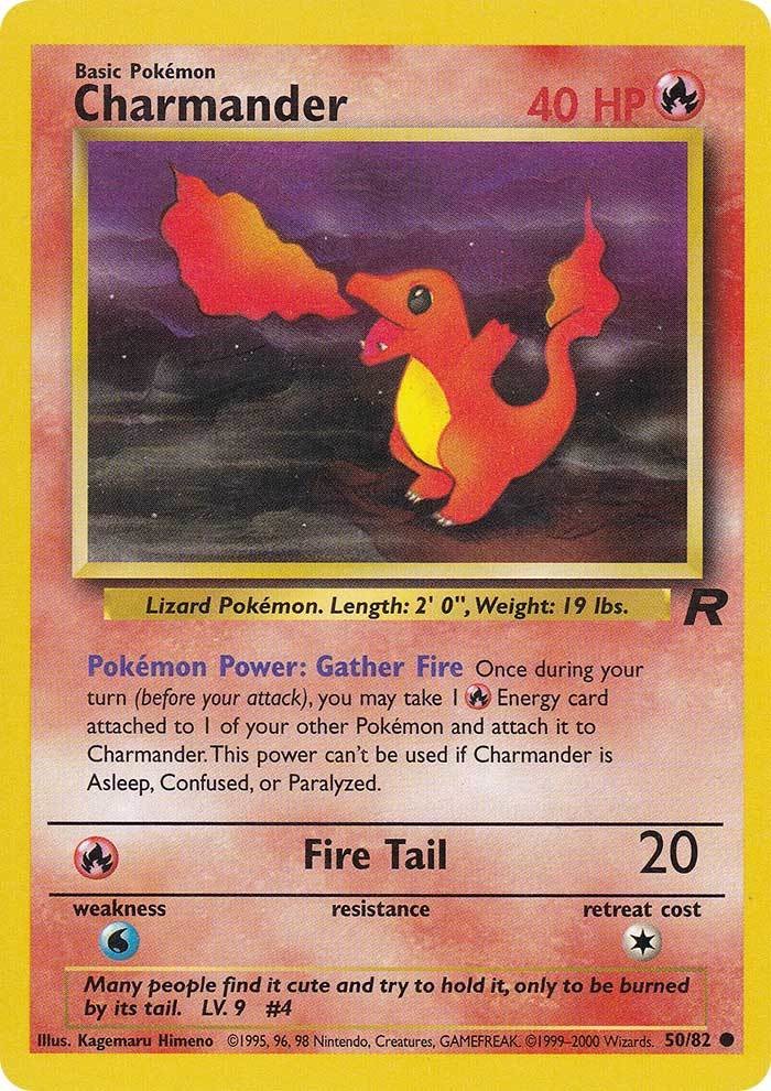 Pokemon | Charmander (50/82) [Team Rocket Unlimited] | The Nerd Merchant