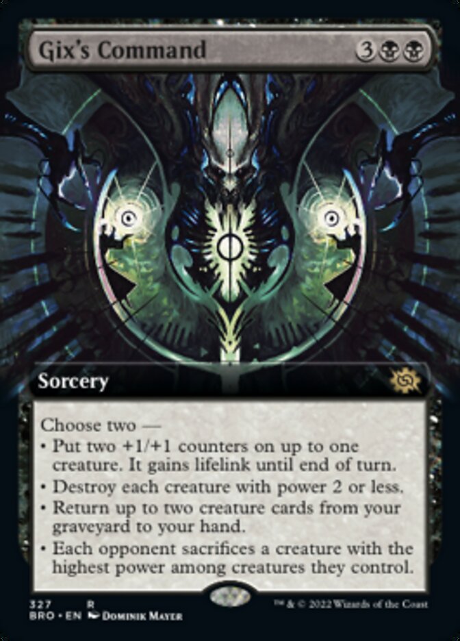 Magic | Gix's Command (Extended Art) [The Brothers' War] | The Nerd Merchant