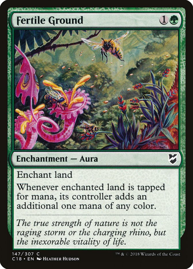 Magic | Fertile Ground [Commander 2018] | The Nerd Merchant