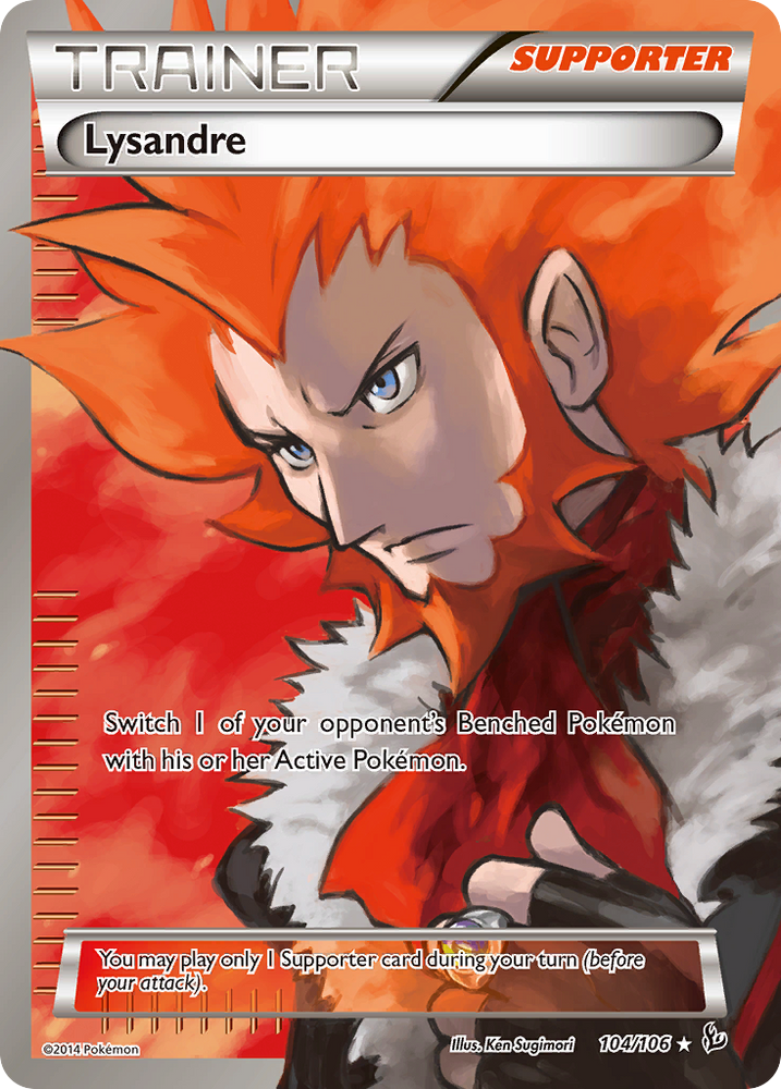 Pokemon | Lysandre (104/106) [XY: Flashfire] | The Nerd Merchant