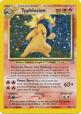 Pokemon | Typhlosion (17/111) [Neo Genesis Unlimited] | The Nerd Merchant