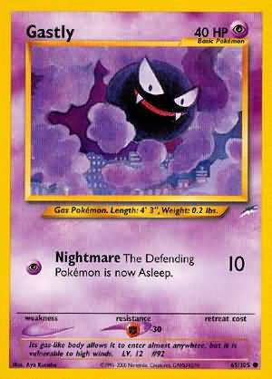 Pokemon | Gastly (65/105) [Neo Destiny Unlimited] | The Nerd Merchant