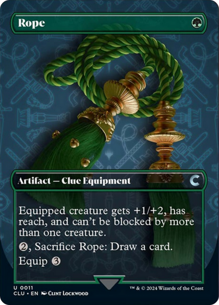 Magic | Rope (Borderless) [Ravnica: Clue Edition] | The Nerd Merchant