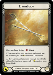 Flesh and Blood TCG | Dawnblade // Quicken [WTR115-T // WTR225-T] (Welcome to Rathe)  Alpha Print Normal | The Nerd Merchant