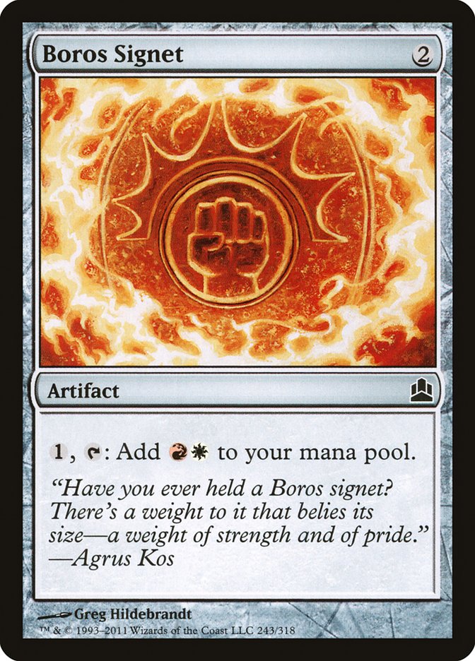 Magic | Boros Signet [Commander 2011] | The Nerd Merchant