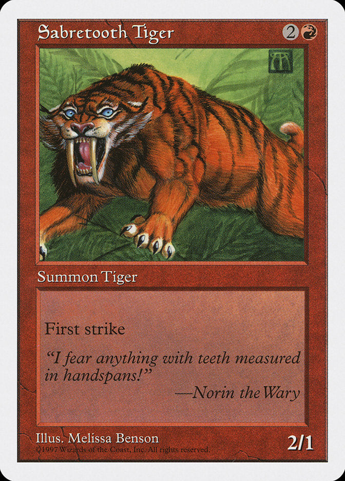 Magic | Sabretooth Tiger [Fifth Edition] | The Nerd Merchant