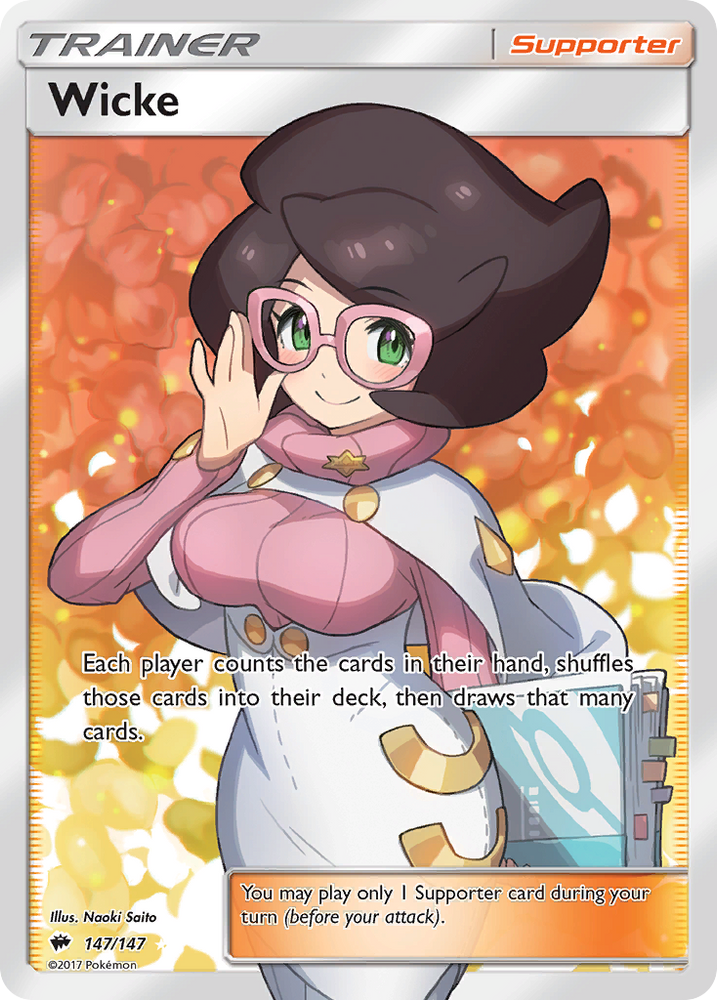 Pokemon | Wicke (147/147) [Sun & Moon: Burning Shadows] | The Nerd Merchant