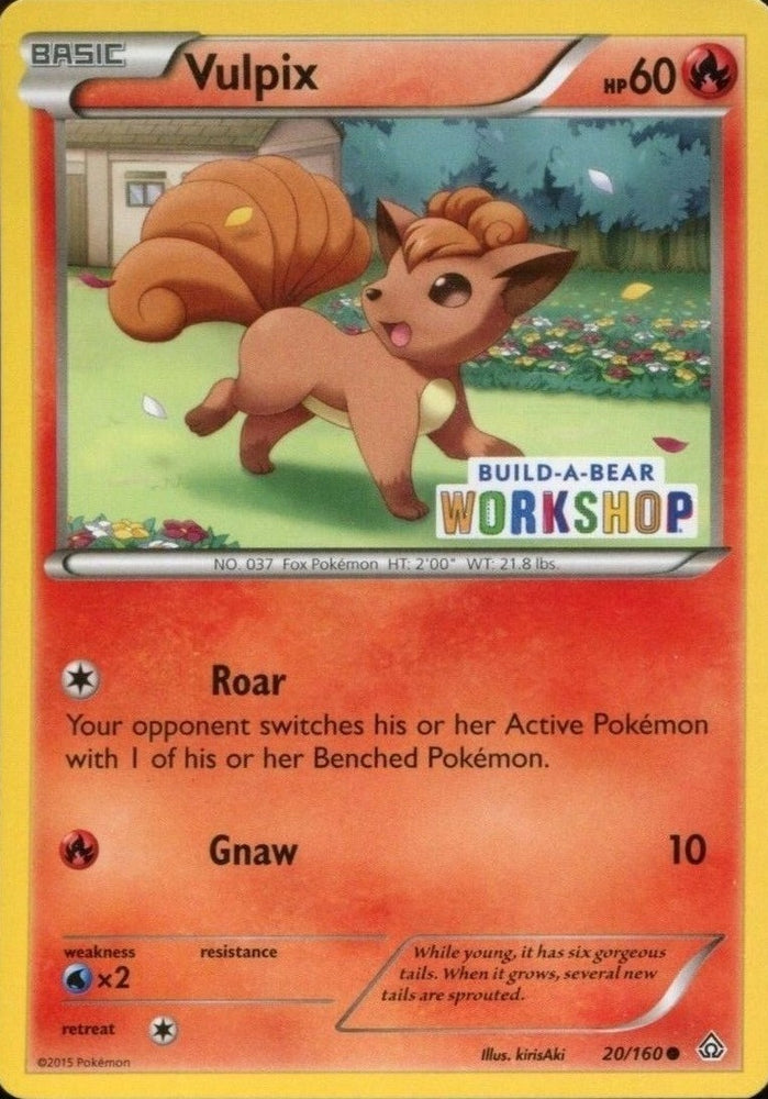 Pokemon | Vulpix (20/160) (Build A Bear Workshop Exclusive) [XY: Primal Clash] | The Nerd Merchant