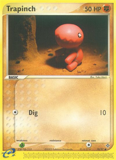 Pokemon | Trapinch (78/97) [EX: Dragon] | The Nerd Merchant