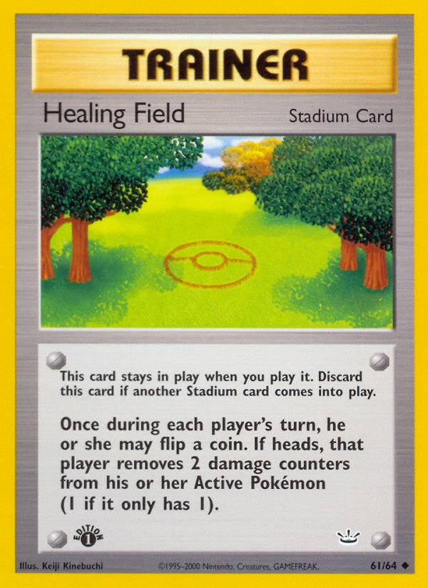 Pokemon | Healing Field (61/64) [Neo Revelation 1st Edition] | The Nerd Merchant