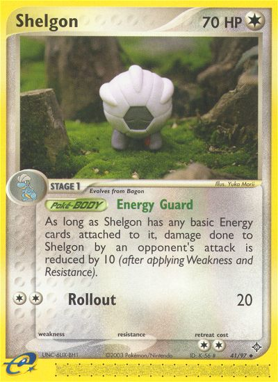 Pokemon | Shelgon (41/97) [EX: Dragon] | The Nerd Merchant