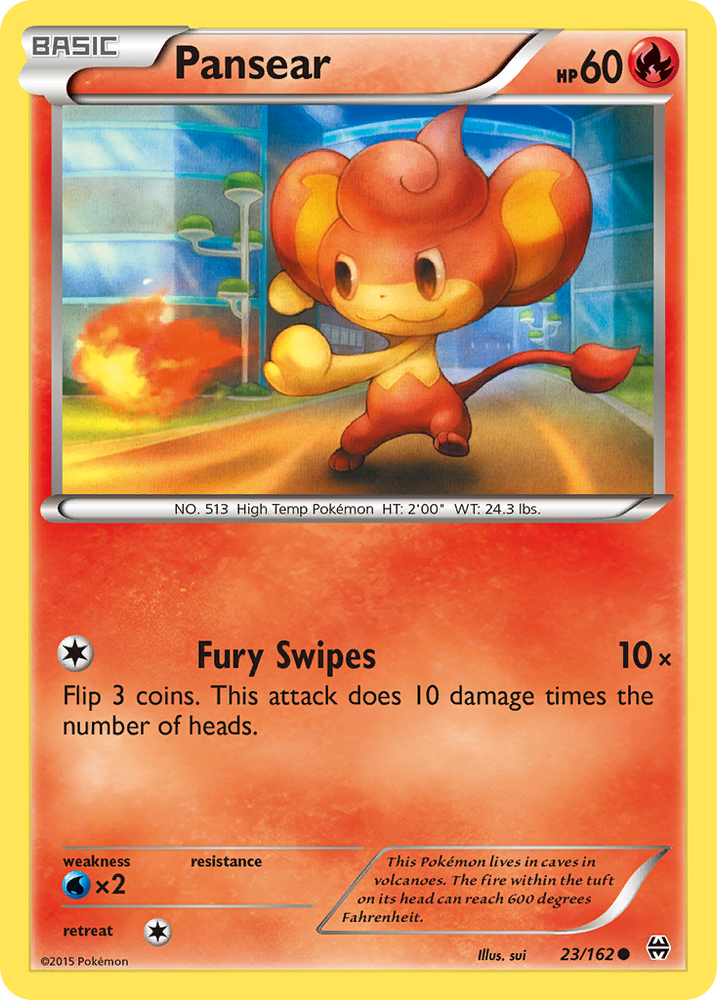 Pokemon | Pansear (23/162) [XY: BREAKthrough] | The Nerd Merchant