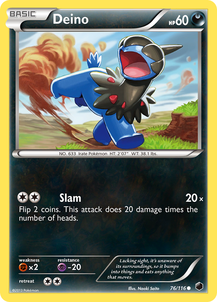 Pokemon | Deino (76/116) [Black & White: Plasma Freeze] | The Nerd Merchant