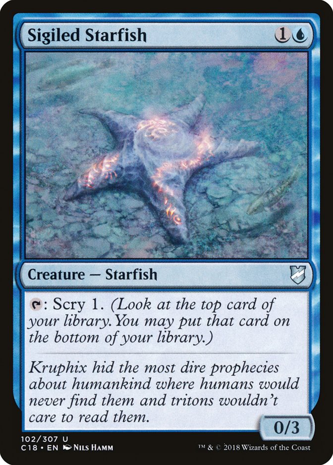 Magic | Sigiled Starfish [Commander 2018] | The Nerd Merchant