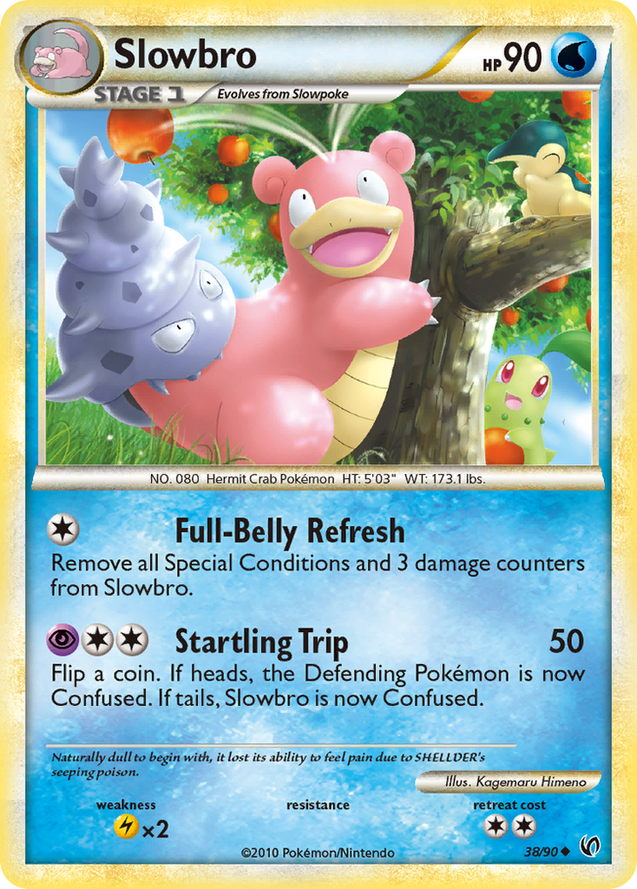 Pokemon | Slowbro (38/90) [HeartGold & SoulSilver: Undaunted] | The Nerd Merchant