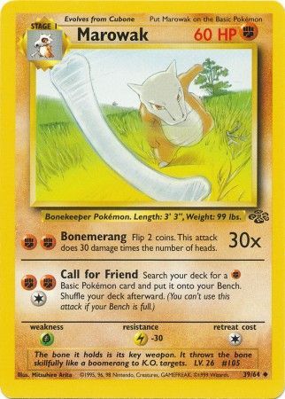 Pokemon | Marowak (39/64) [Jungle Unlimited] | The Nerd Merchant