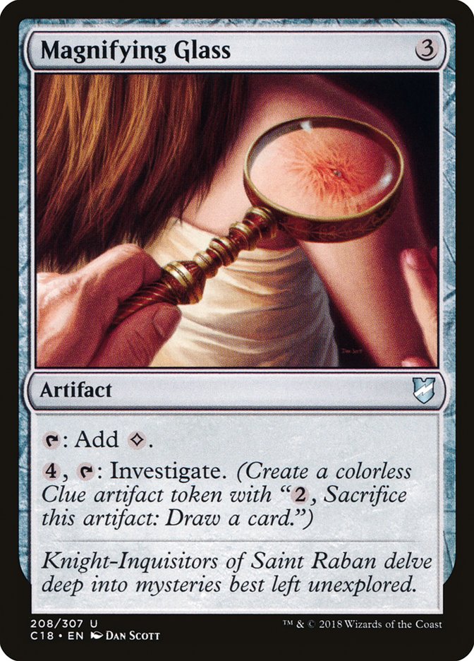 Magic | Magnifying Glass [Commander 2018] | The Nerd Merchant
