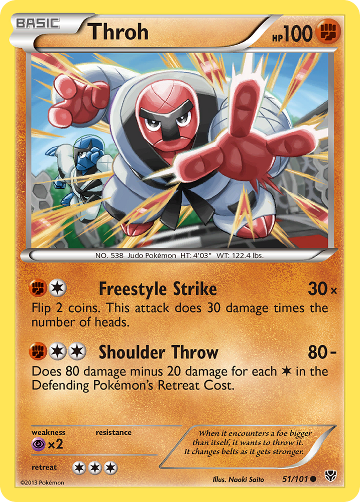 Pokemon | Throh (51/101) [Black & White: Plasma Blast] | The Nerd Merchant