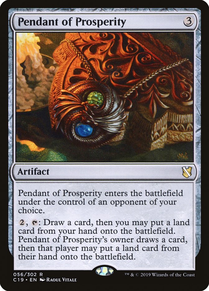 Magic | Pendant of Prosperity [Commander 2019] | The Nerd Merchant