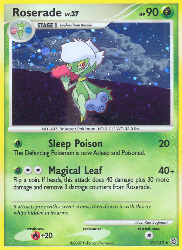 Pokemon | Roserade (17/132) [Diamond & Pearl: Secret Wonders] | The Nerd Merchant