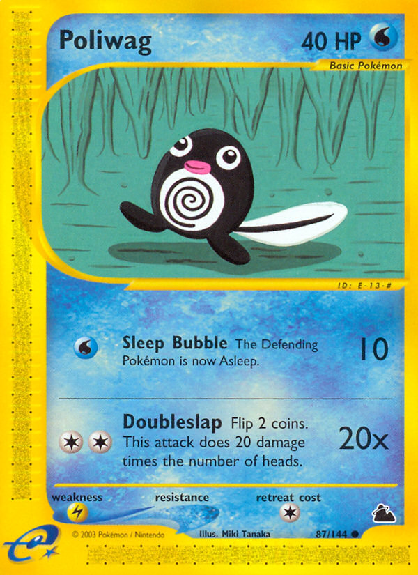 Pokemon | Poliwag (87/144) [Skyridge] | The Nerd Merchant