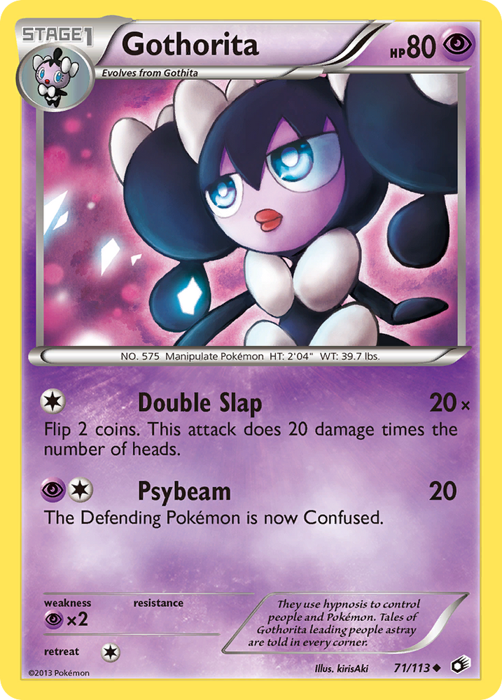 Pokemon | Gothorita (71/113) [Black & White: Legendary Treasures] | The Nerd Merchant
