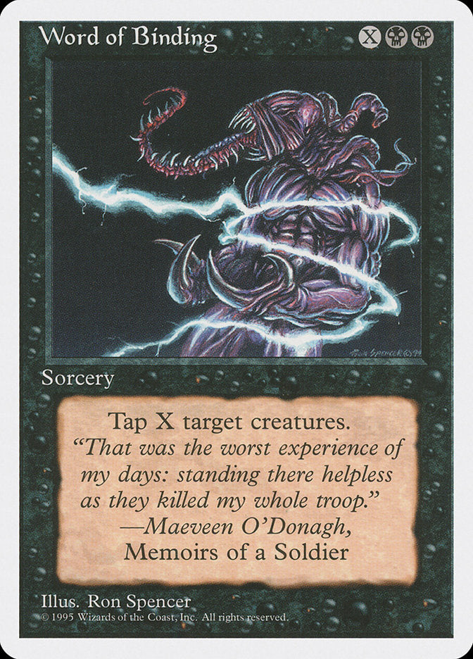 Magic | Word of Binding [Fourth Edition] | The Nerd Merchant