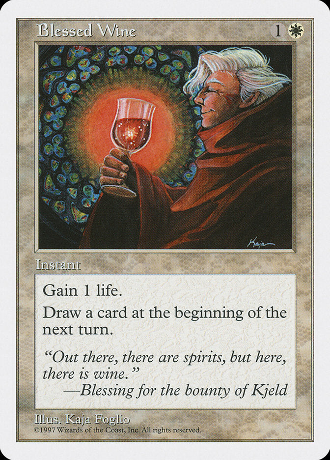 Magic | Blessed Wine [Fifth Edition] | The Nerd Merchant