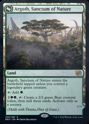 Magic | Argoth, Sanctum of Nature [The Brothers' War] | The Nerd Merchant