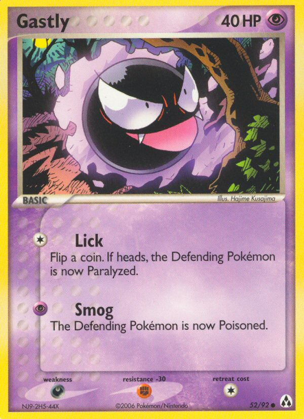Pokemon | Gastly (52/92) [EX: Legend Maker] | The Nerd Merchant