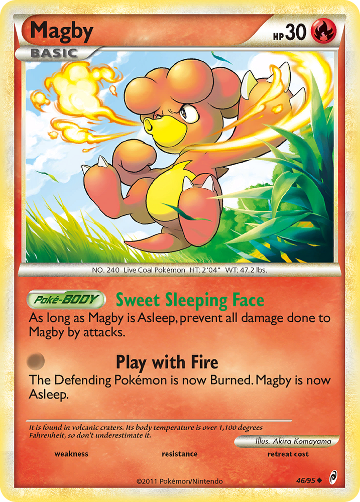 Pokemon | Magby (46/95) [HeartGold & SoulSilver: Call of Legends] | The Nerd Merchant