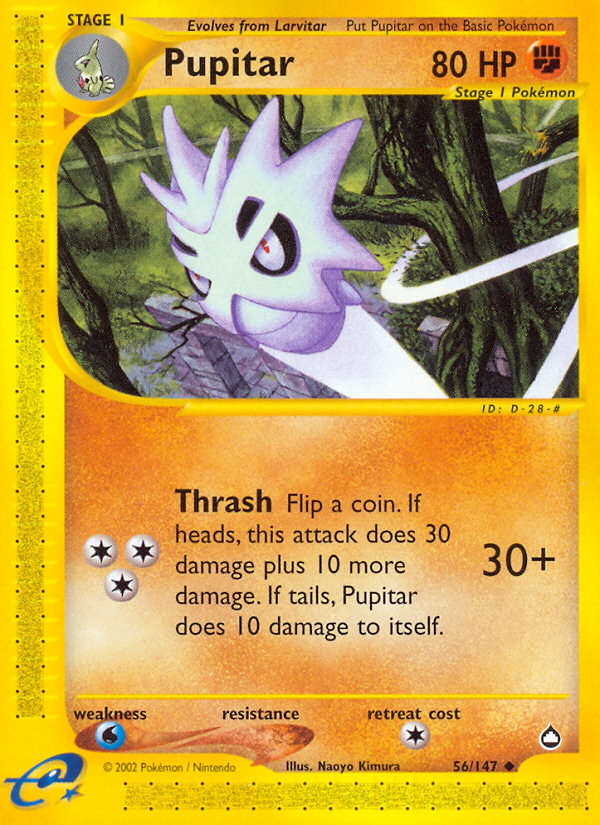 Pokemon | Pupitar (56/147) [Aquapolis] | The Nerd Merchant