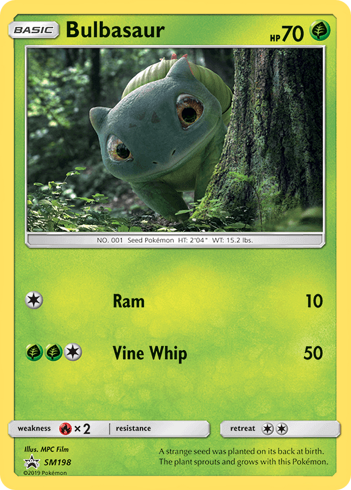 Pokemon | Bulbasaur (SM198) [Sun & Moon: Black Star Promos] | The Nerd Merchant