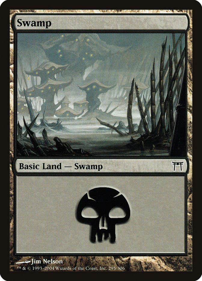 Magic | Swamp (295) [Champions of Kamigawa] | The Nerd Merchant