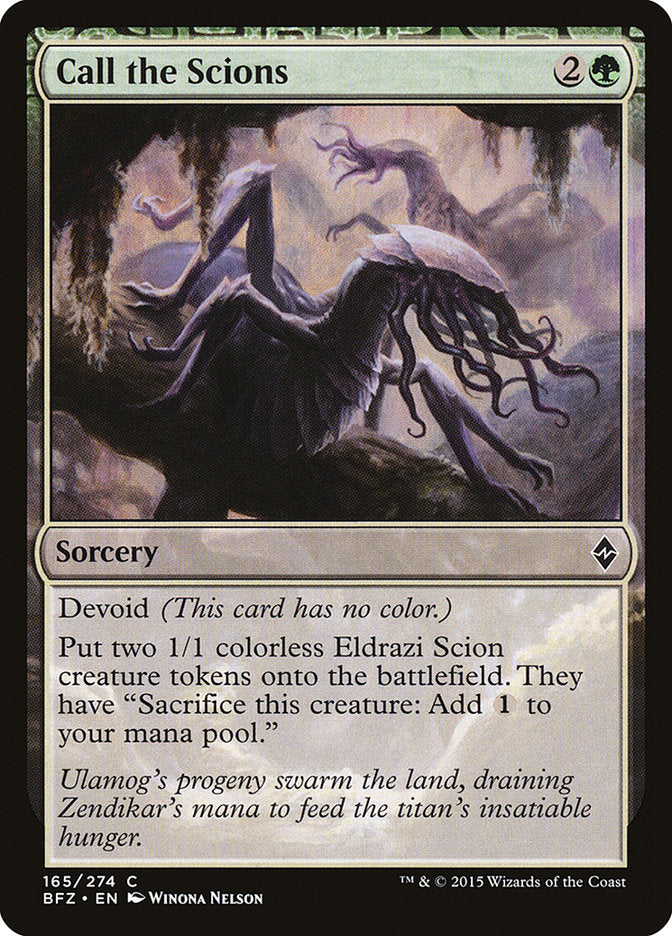 Magic | Call the Scions [Battle for Zendikar] | The Nerd Merchant