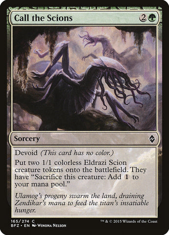 Magic | Call the Scions [Battle for Zendikar] | The Nerd Merchant