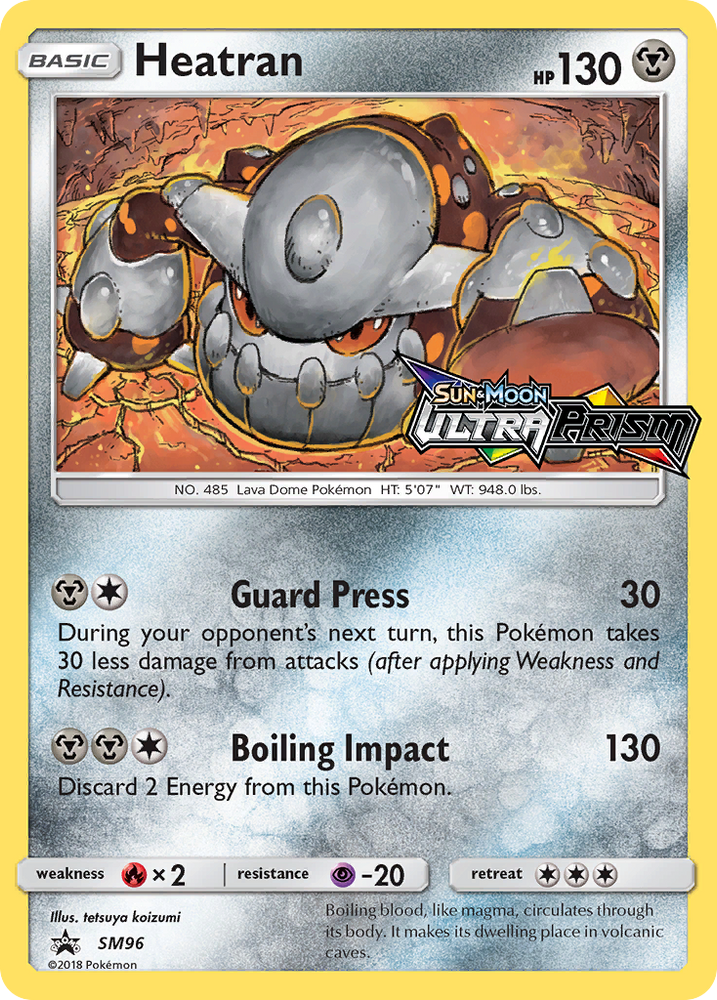 Pokemon | Heatran (SM96) [Sun & Moon: Black Star Promos] | The Nerd Merchant